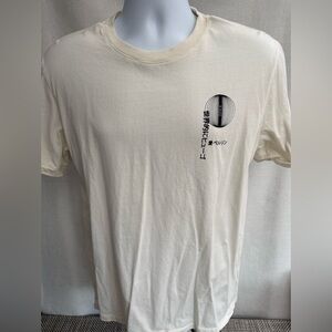 Hugo Boss Cream Short Sleeve Graphic Crew Tee